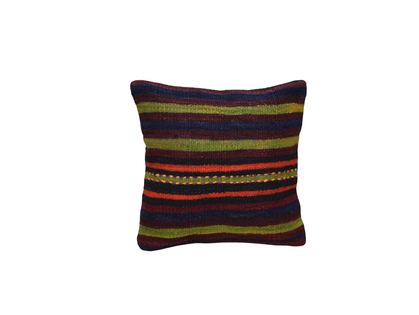 Yeni El Dokuma Dekoratif Kilim Kırlent Yastık Kılıfı 6827