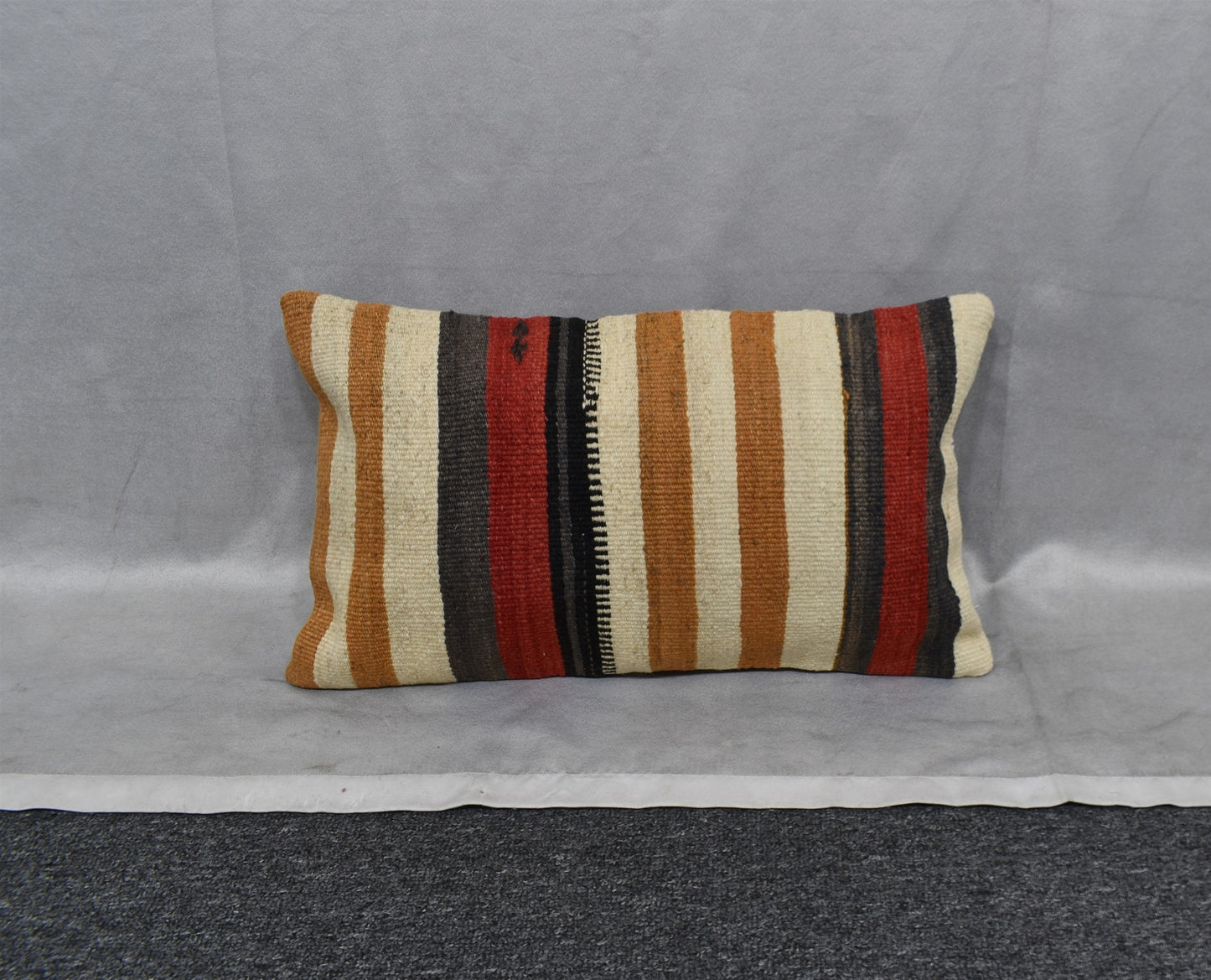 Yeni El Dokuma Dekoratif Lumbar Kilim Kırlent Yastık Kılıfı 6833