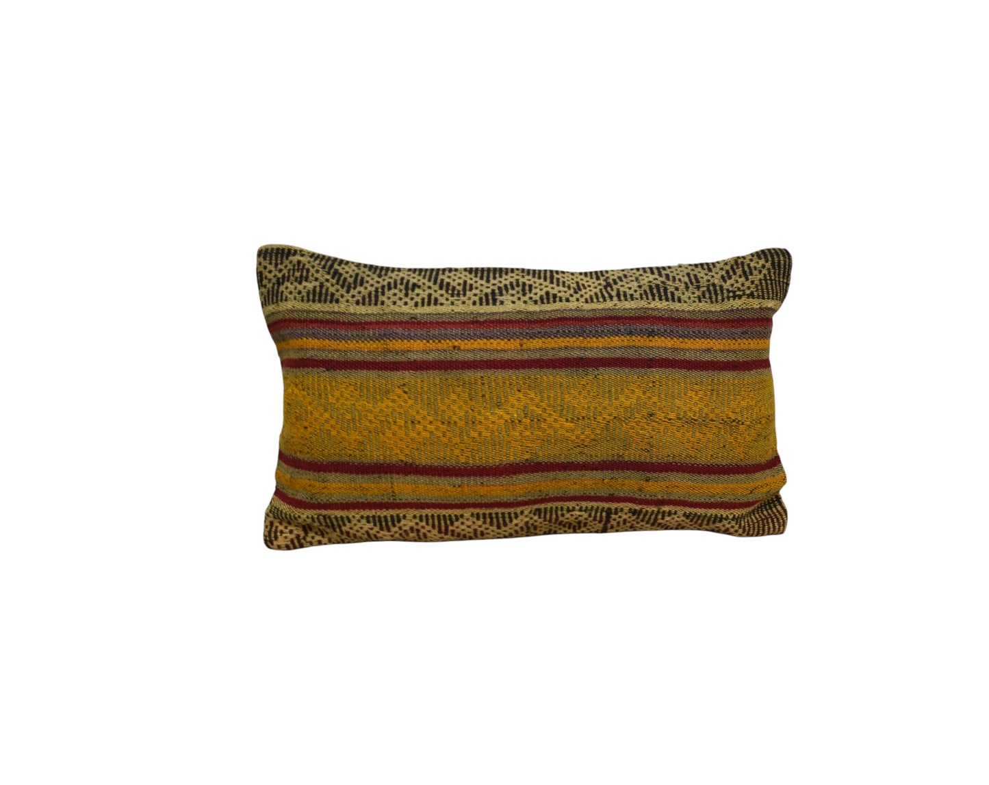 Yeni El Dokuma Dekoratif Lumbar Kilim Kırlent Yastık Kılıfı 6836