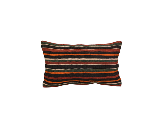 Yeni El Dokuma Dekoratif Lumbar Kilim Kırlent Yastık Kılıfı 6838