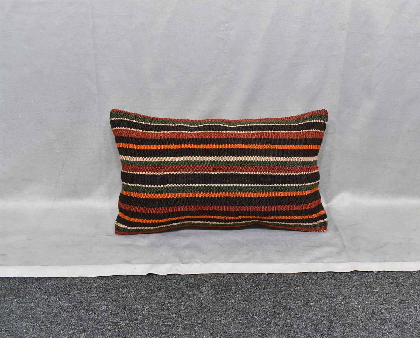 Yeni El Dokuma Dekoratif Lumbar Kilim Kırlent Yastık Kılıfı 6838