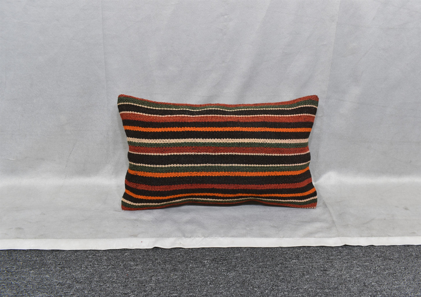 Yeni El Dokuma Dekoratif Lumbar Kilim Kırlent Yastık Kılıfı 6838