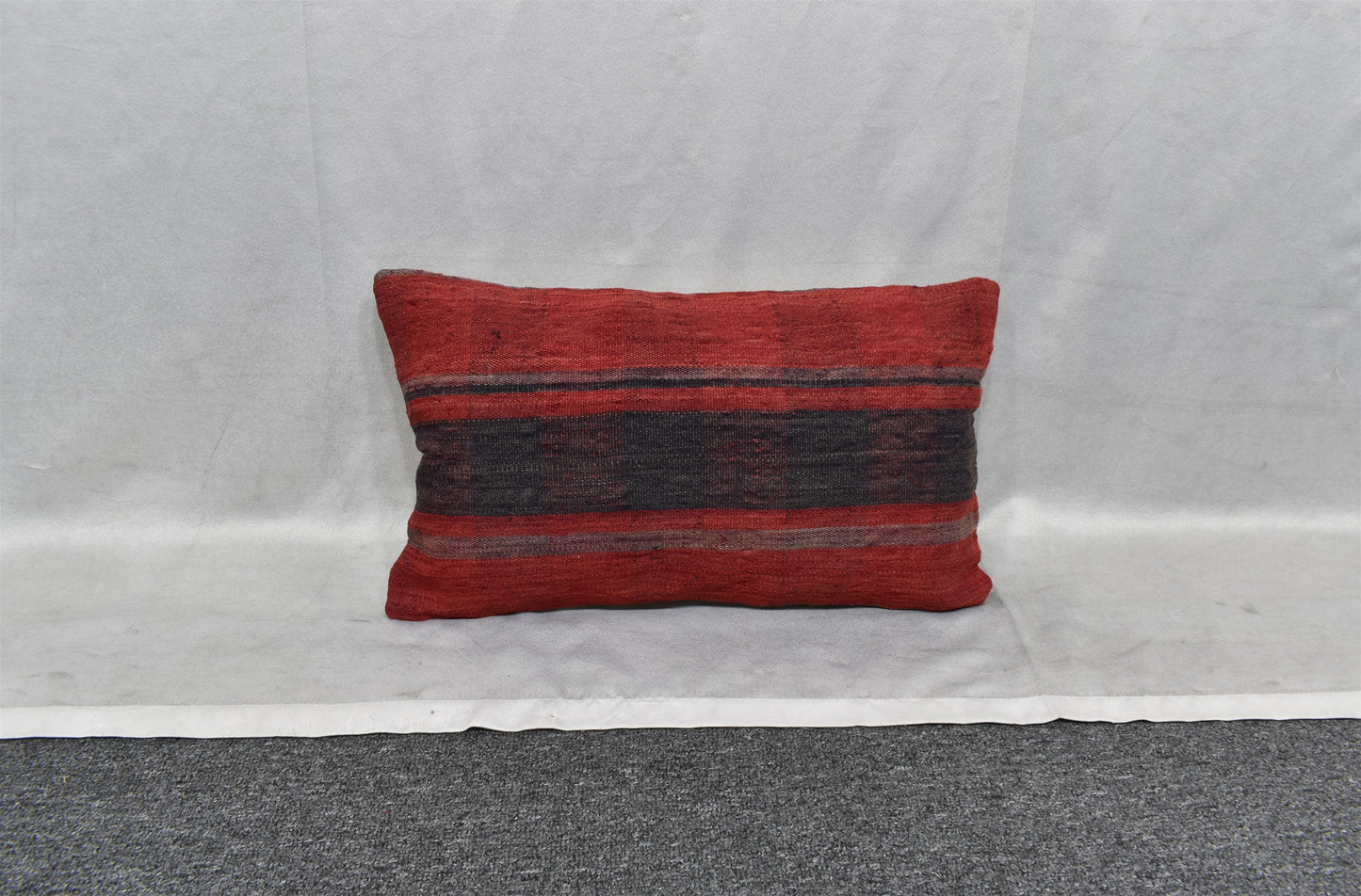 Yeni El Dokuma Dekoratif Lumbar Kilim Kırlent Yastık Kılıfı 6840