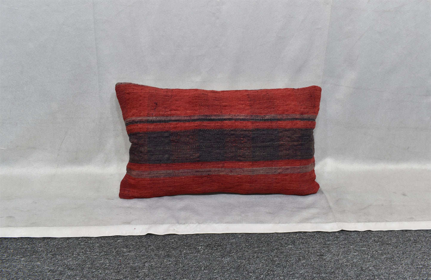 Yeni El Dokuma Dekoratif Lumbar Kilim Kırlent Yastık Kılıfı 6840