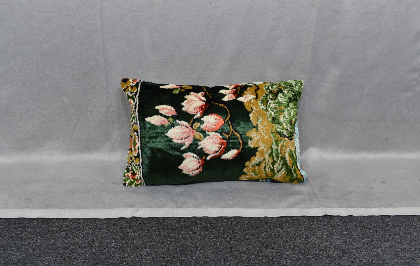 Yeni El Dokuma Dekoratif Lumbar Kilim Kırlent Yastık Kılıfı 6844