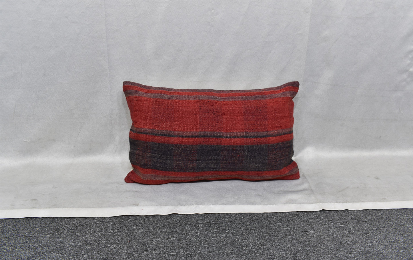 Yeni El Dokuma Dekoratif Lumbar Kilim Kırlent Yastık Kılıfı 6849