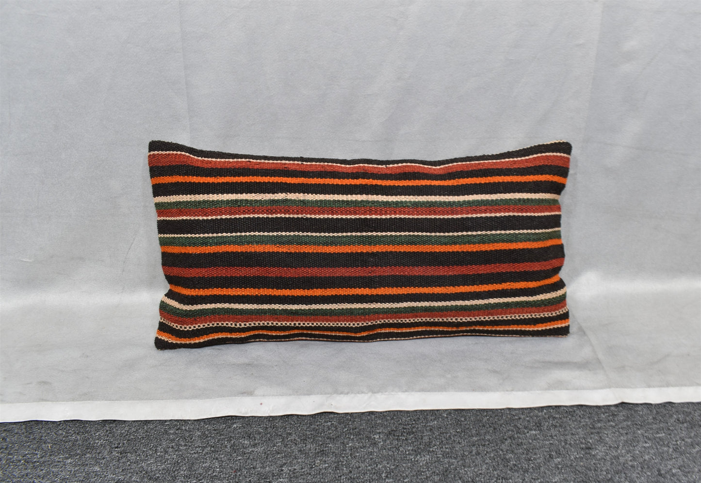 Yeni El Dokuma Dekoratif Lumbar Kilim Kırlent Yastık Kılıfı 6852