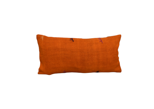 Yeni El Dokuma Dekoratif Lumbar Kilim Kırlent Yastık Kılıfı 6853