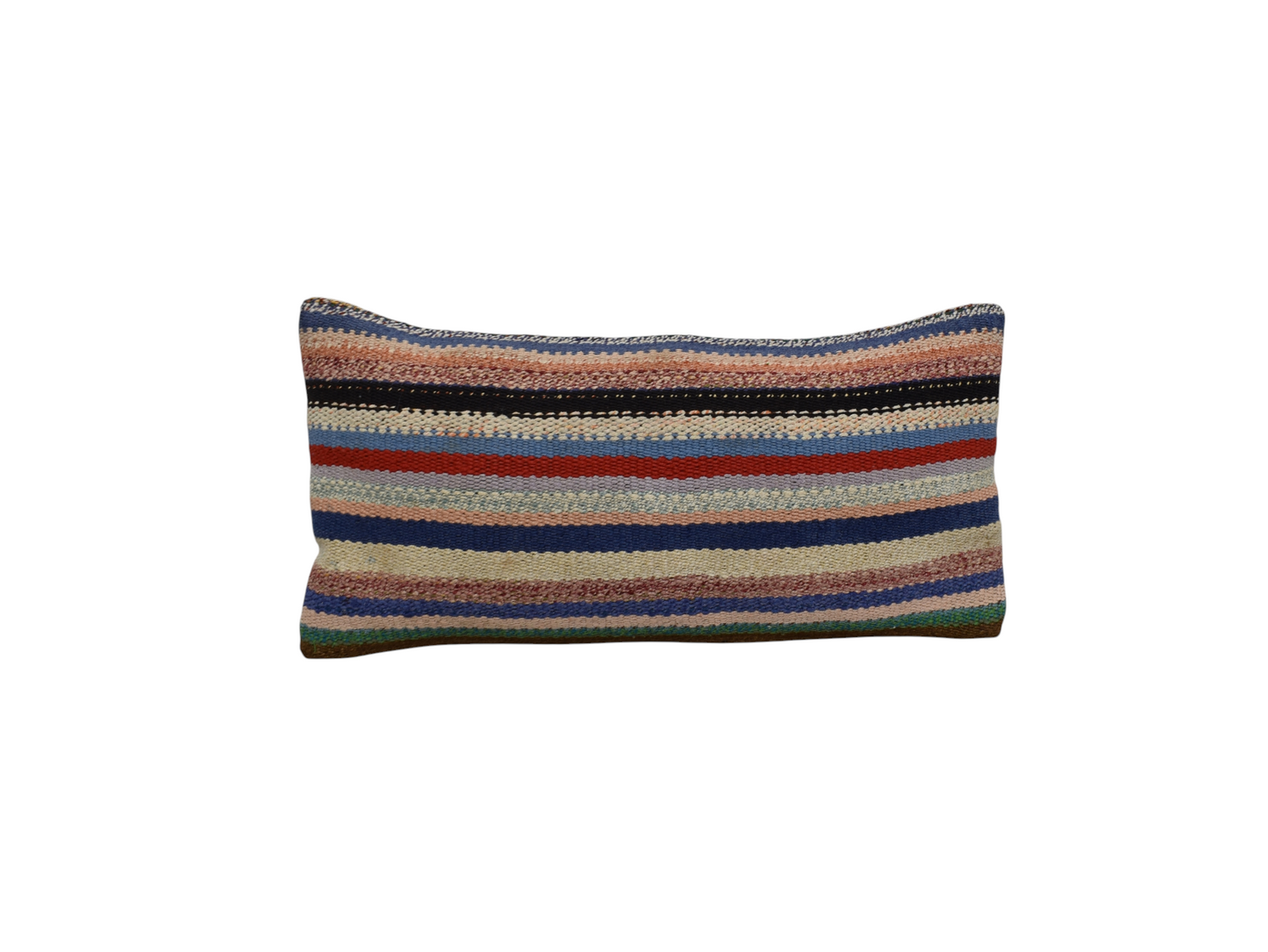 Yeni El Dokuma Dekoratif Lumbar Kilim Kırlent Yastık Kılıfı 6859