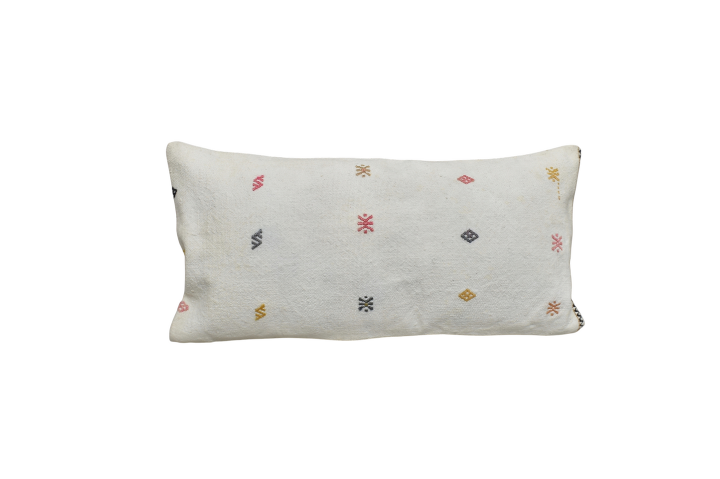 Yeni El Dokuma Dekoratif Lumbar Kilim Kırlent Yastık Kılıfı 6864