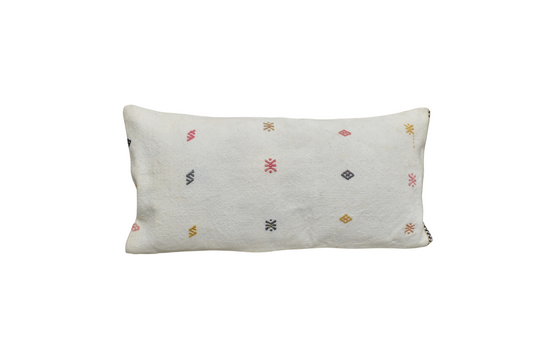 Yeni El Dokuma Dekoratif Lumbar Kilim Kırlent Yastık Kılıfı 6864