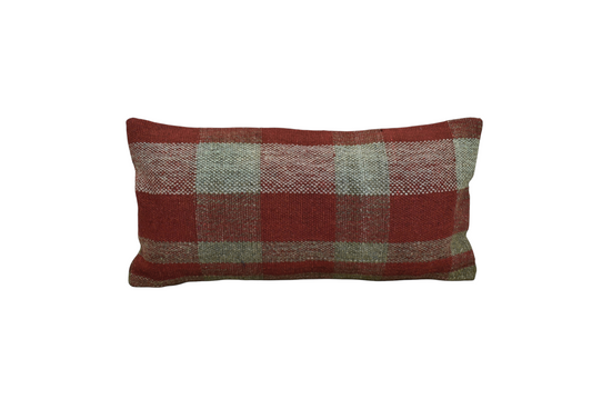 Yeni El Dokuma Dekoratif Lumbar Kilim Kırlent Yastık Kılıfı 6865