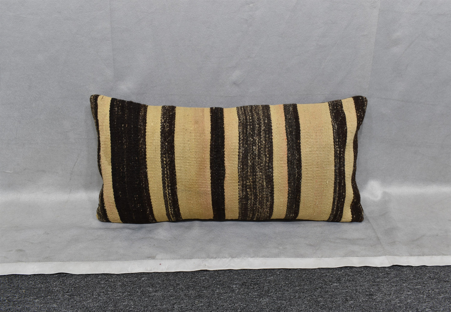 Yeni El Dokuma Dekoratif Lumbar Kilim Kırlent Yastık Kılıfı 6869