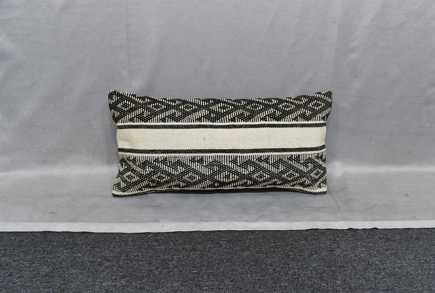 Yeni El Dokuma Dekoratif Lumbar Kilim Kırlent Yastık Kılıfı 6870