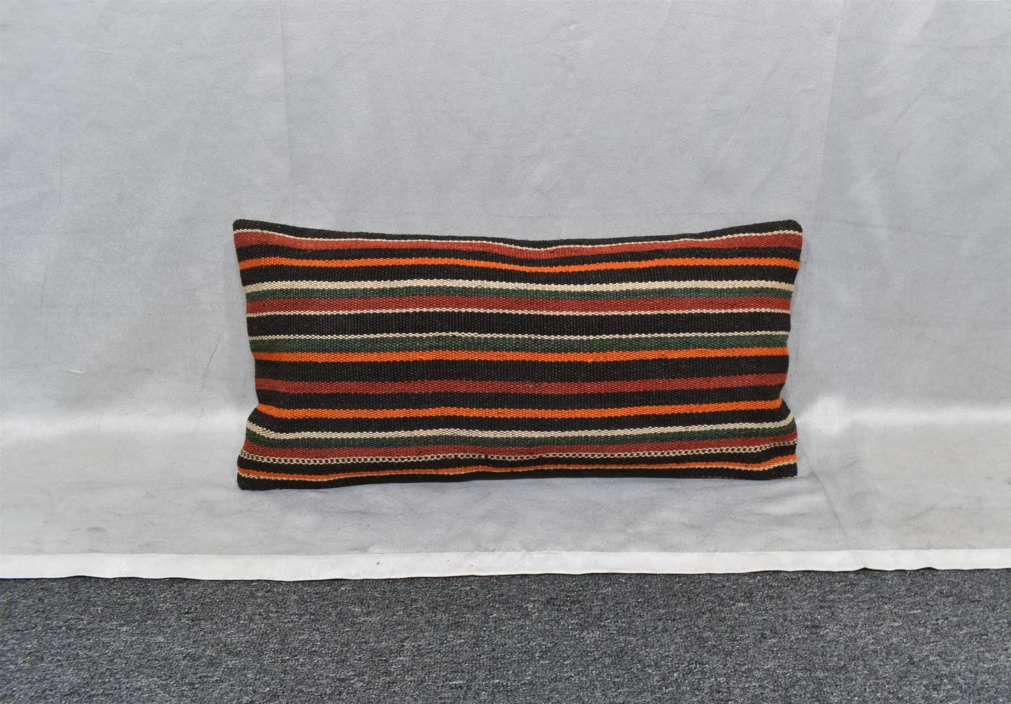 Yeni El Dokuma Dekoratif Lumbar Kilim Kırlent Yastık Kılıfı 6877