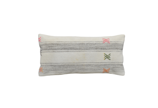 Yeni El Dokuma Dekoratif Lumbar Kilim Kırlent Yastık Kılıfı 6879