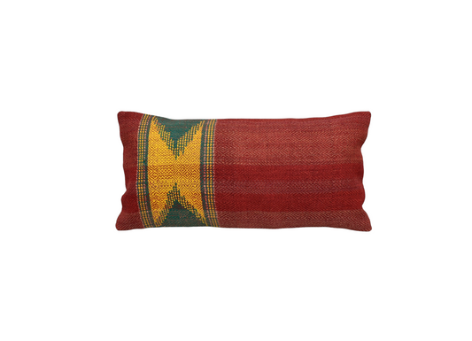 Yeni El Dokuma Dekoratif Lumbar Kilim Kırlent Yastık Kılıfı 6883