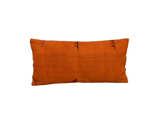 Yeni El Dokuma Dekoratif Lumbar Kilim Kırlent Yastık Kılıfı 6887