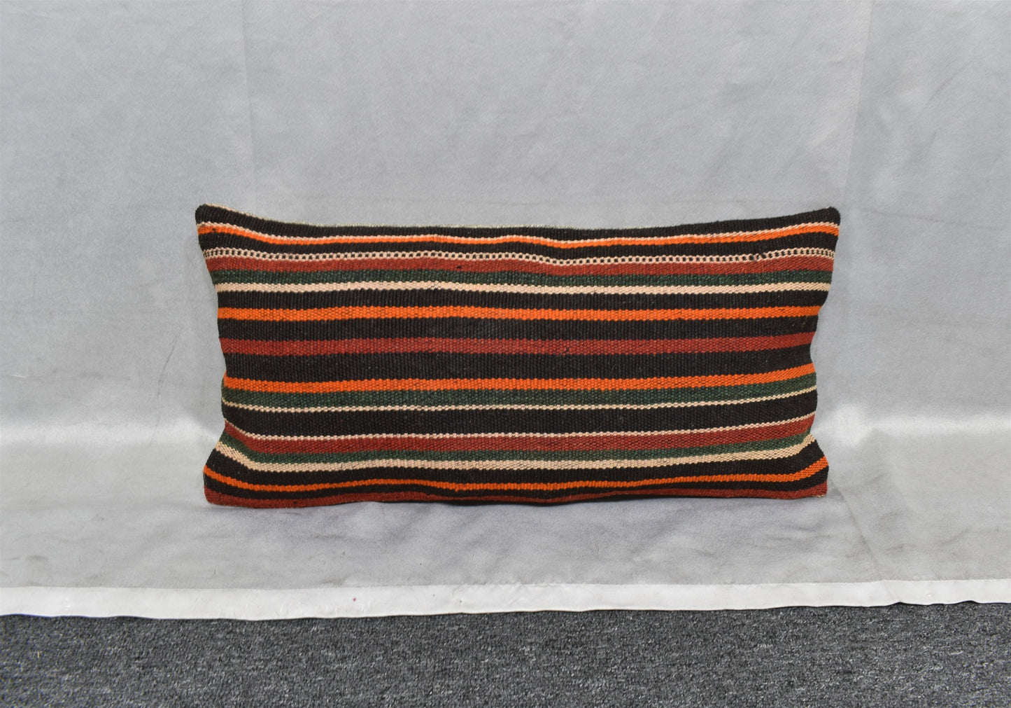 Yeni El Dokuma Dekoratif Lumbar Kilim Kırlent Yastık Kılıfı 6888