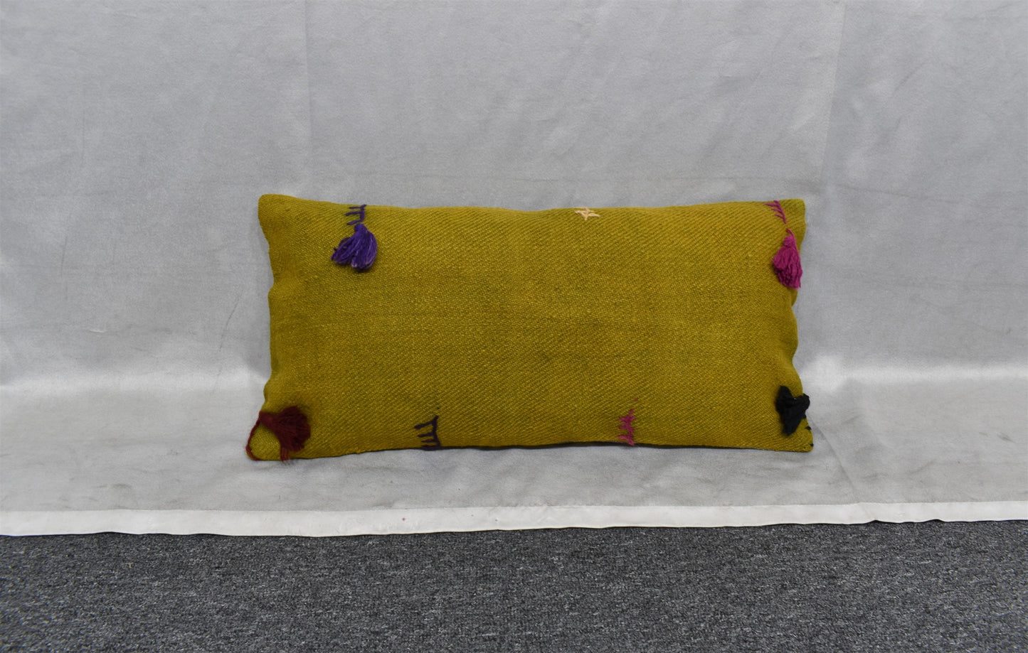 Yeni El Dokuma Dekoratif Lumbar Kilim Kırlent Yastık Kılıfı 6889