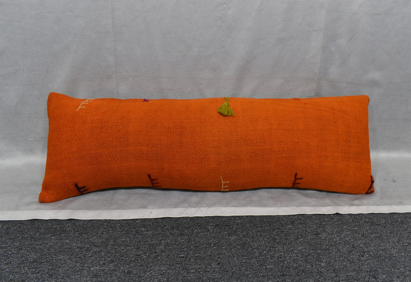 Yeni El Dokuma Dekoratif Lumbar Kilim Kırlent Yastık Kılıfı 6892