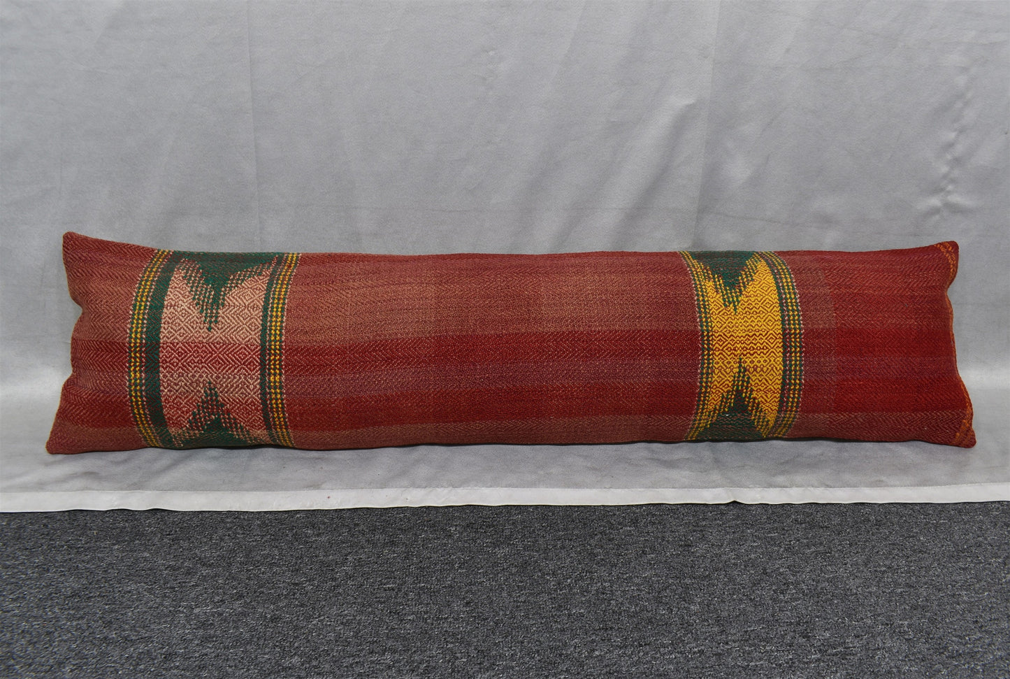 Yeni El Dokuma Dekoratif Lumbar Kilim Kırlent Yastık Kılıfı 6893