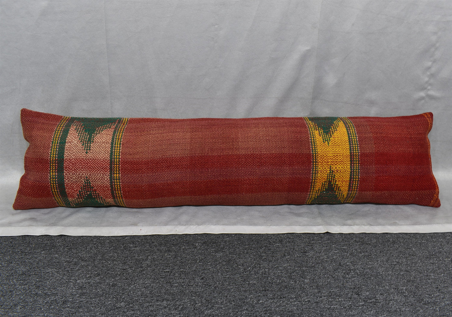 Yeni El Dokuma Dekoratif Lumbar Kilim Kırlent Yastık Kılıfı 6893