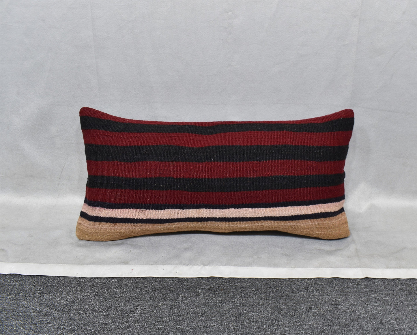 Yeni El Dokuma Dekoratif Lumbar Kilim Kırlent Yastık Kılıfı 6901