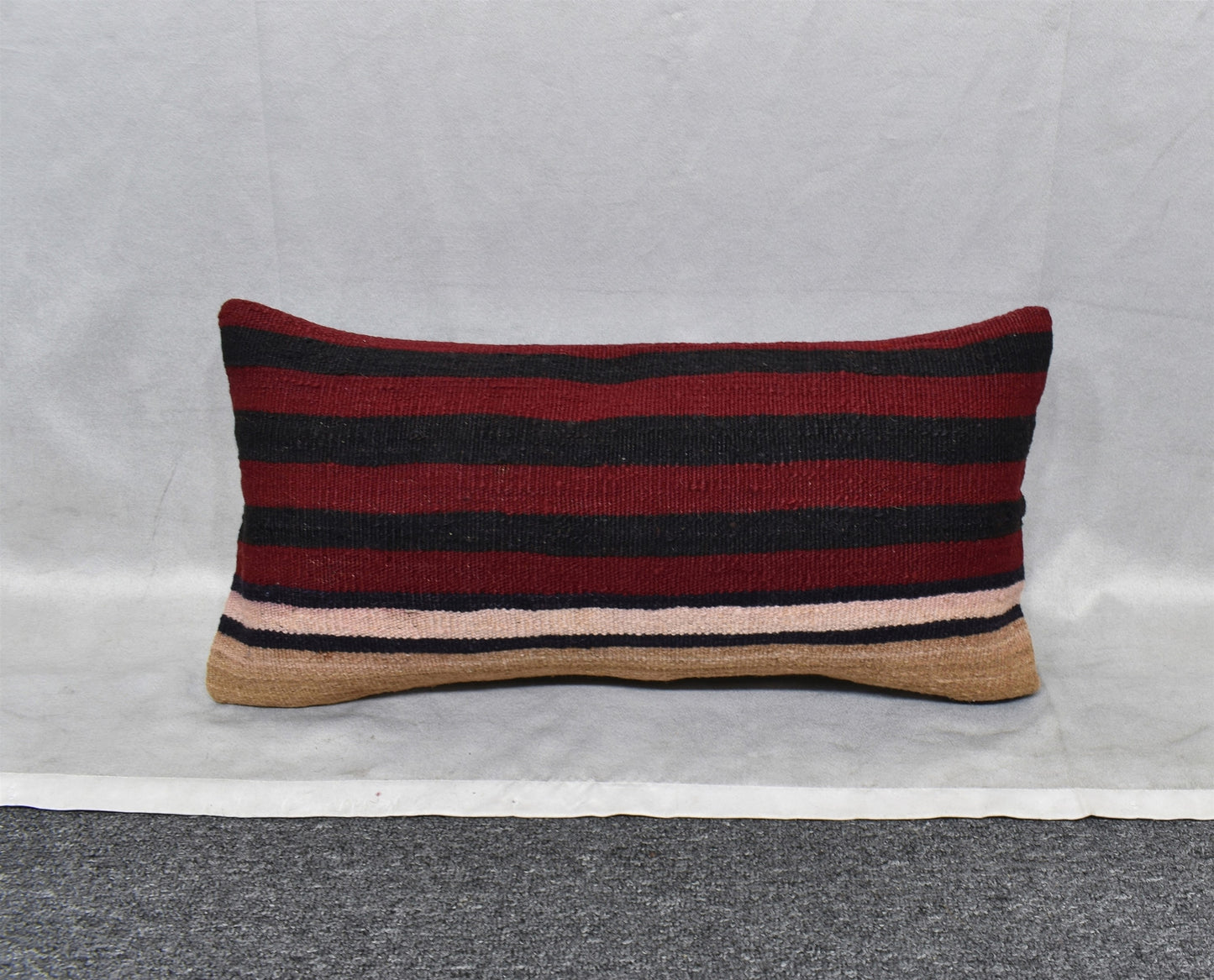 Yeni El Dokuma Dekoratif Lumbar Kilim Kırlent Yastık Kılıfı 6901