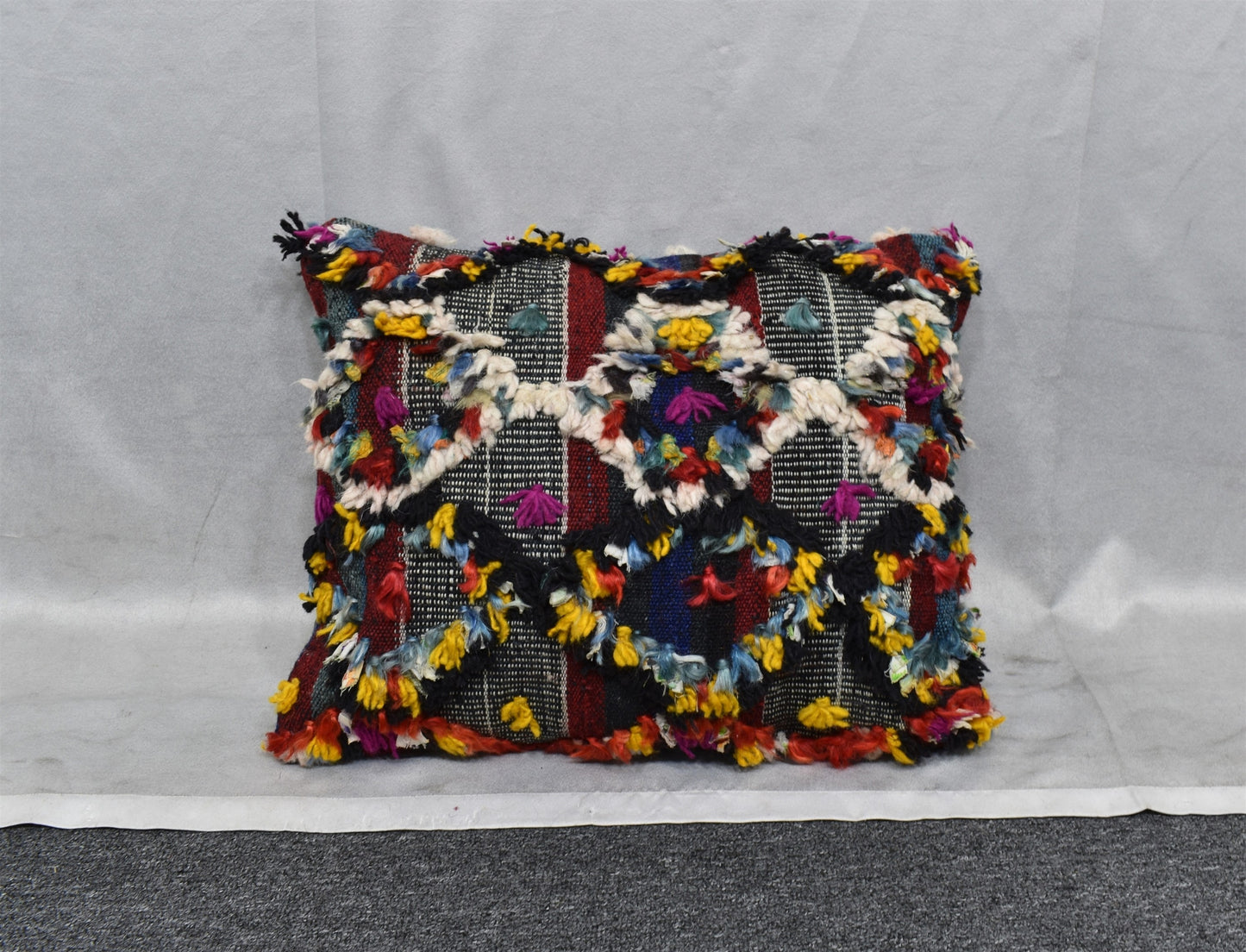 Yeni El Dokuma Dekoratif Kilim Kırlent Yastık Kılıfı 6908