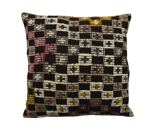 Yeni El Dokuma Dekoratif Kilim Kırlent Yastık Kılıfı 6909