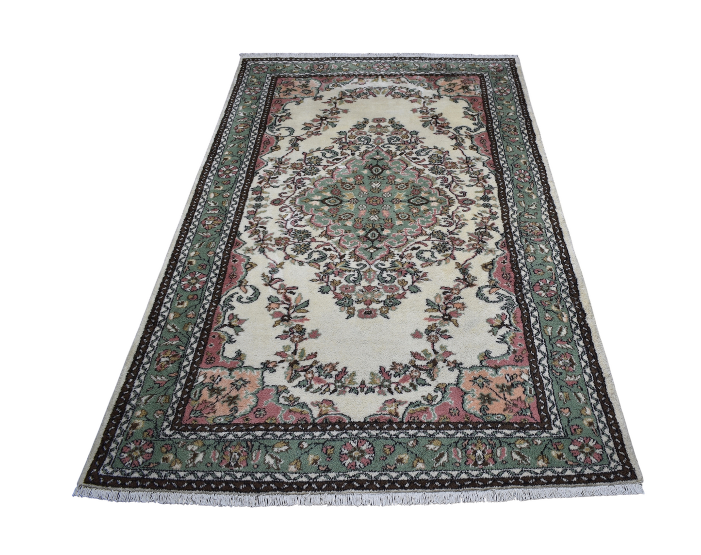 Yeni El Dokuma Görkemli Göbekli Sümerbank Tescilli Yün Salon Halısı 6930