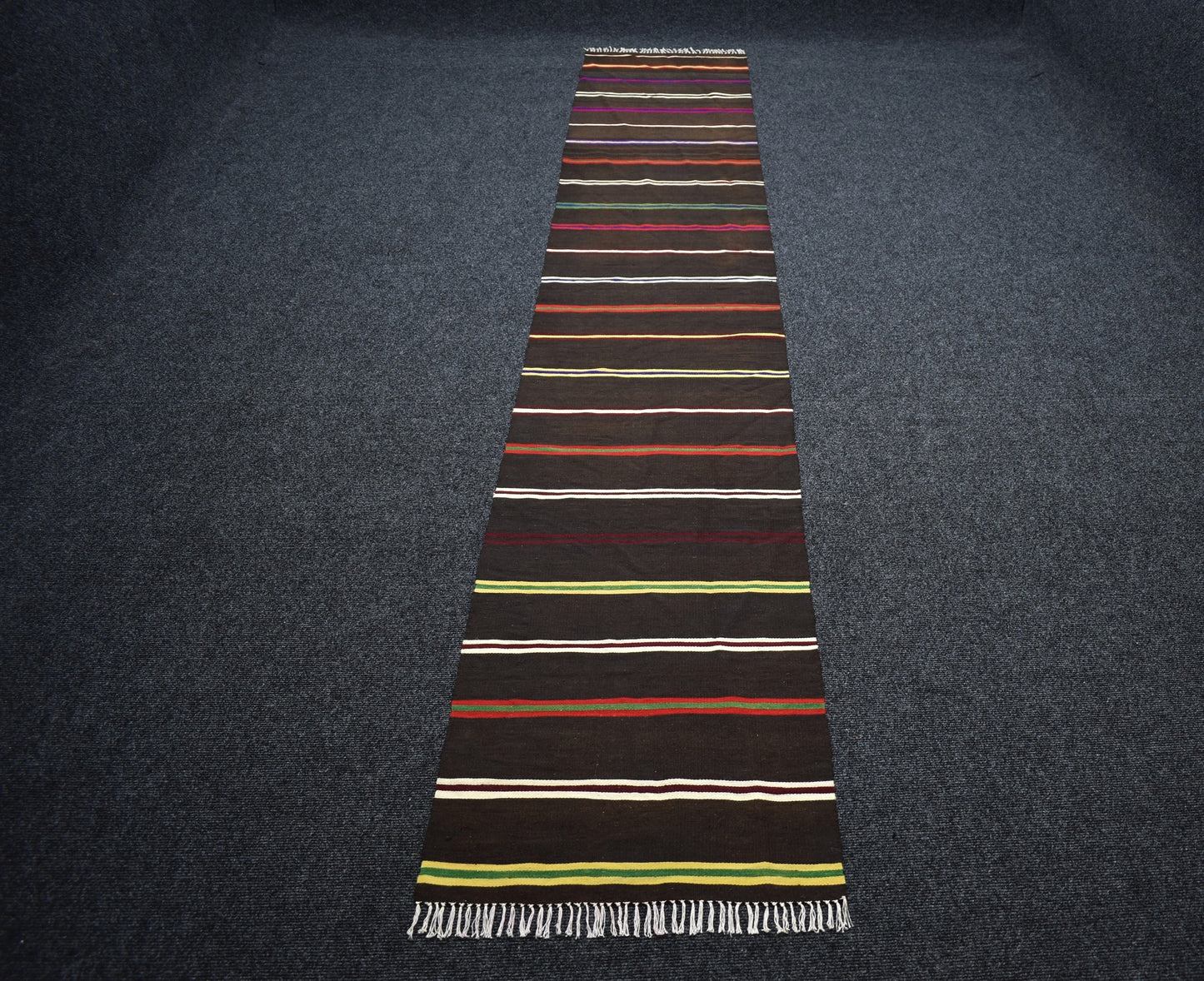 Yeni El Dokuma Benzersiz Balıkesir Yolluk Yün Kilim 6942