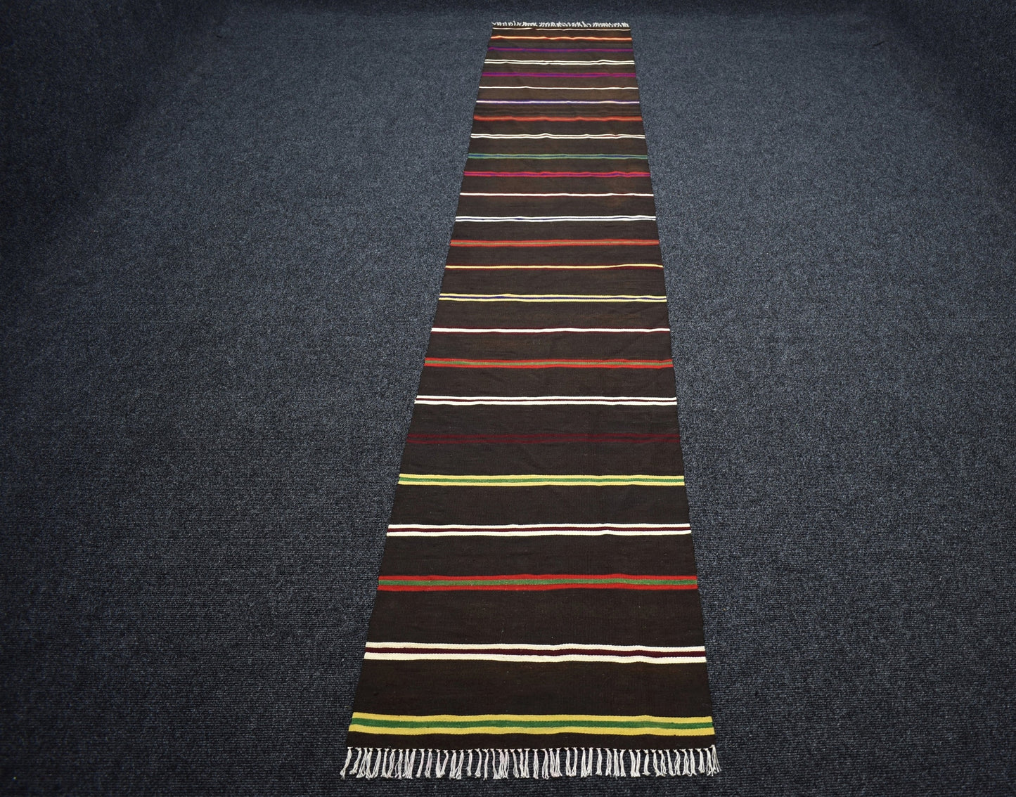 Yeni El Dokuma Benzersiz Balıkesir Yolluk Yün Kilim 6942