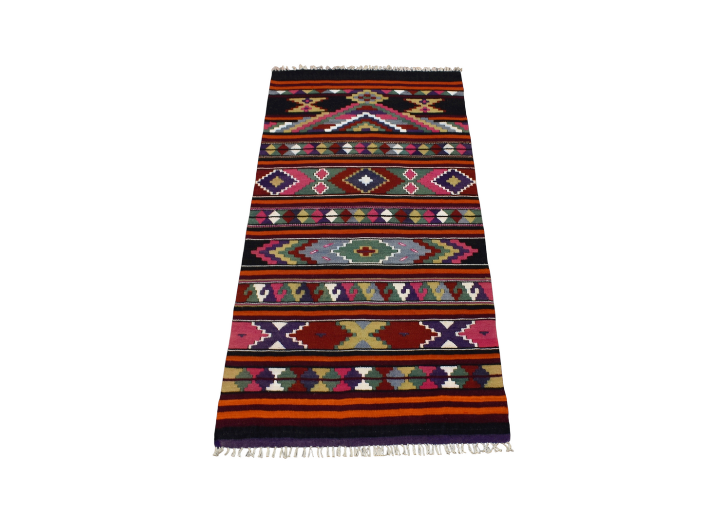 Yeni El Dokuma Otantik Elegant Seccade Malatya Yün Kilim 6946