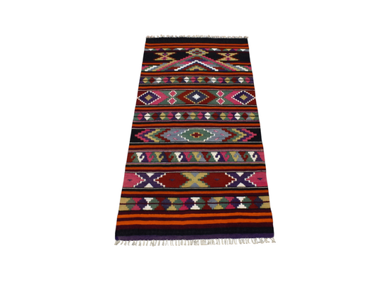 Yeni El Dokuma Otantik Elegant Seccade Malatya Yün Kilim 6946