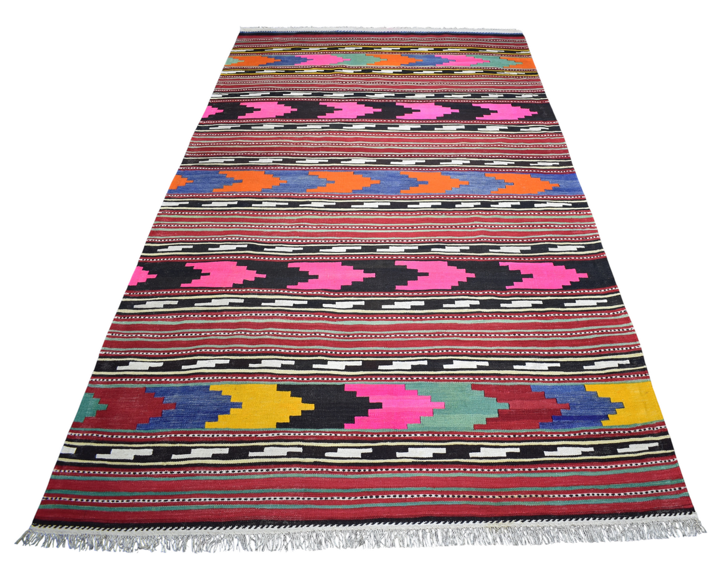 Antika El Dokuma Şaheser Hafik Zara Sivas Yün Kilim 7014
