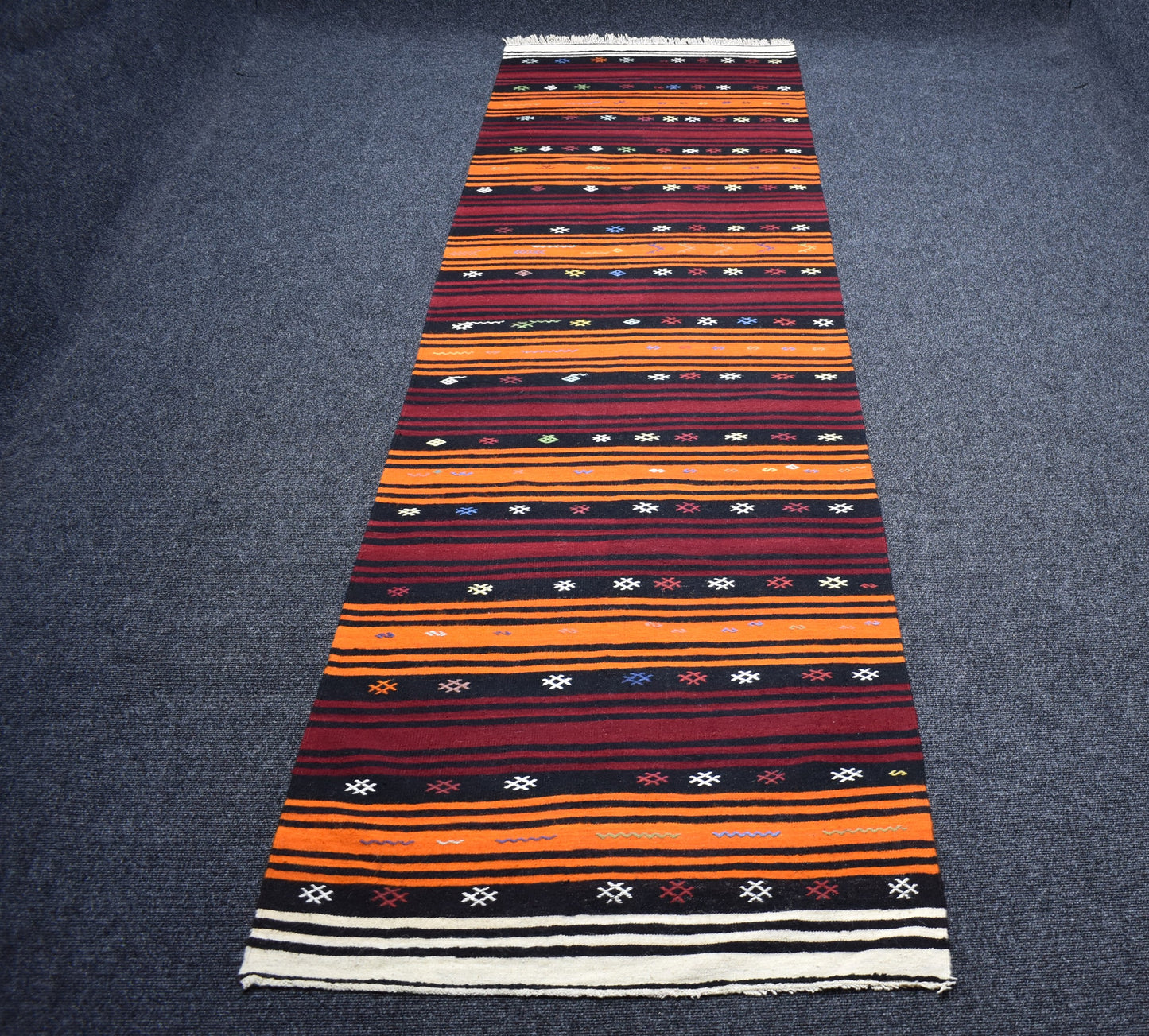Yeni El Dokuma Şaheser Nadir Sivas Yolluk Yün Kilim 7023