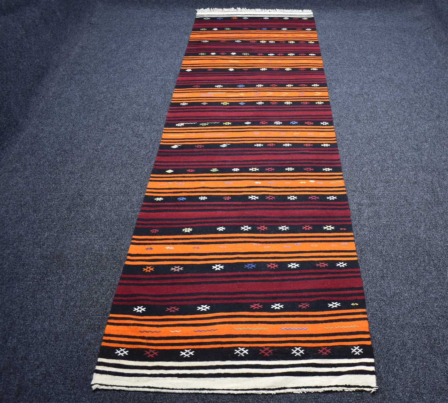 Yeni El Dokuma Şaheser Nadir Sivas Yolluk Yün Kilim 7023