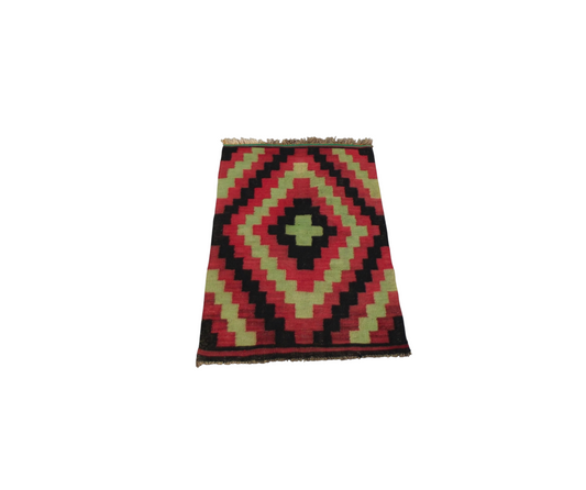 El Dokuma Otantik Benzersiz Persian İran Şiraz Yün Kilim 7033