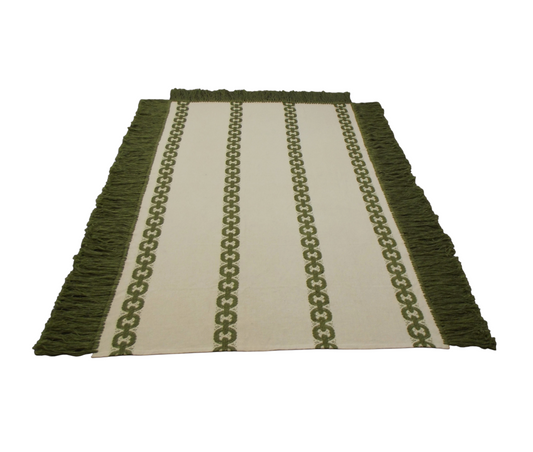 El İşi Çeyizlik Çok Amaçlı Kullanım Bukleli Yün Kilim 7036