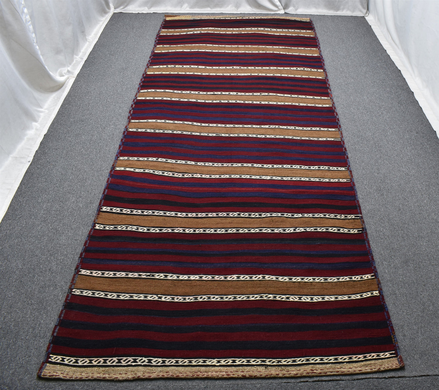 El Dokuma Nadir Yekpare Tek Parça Malatya Yün Kilim 7054