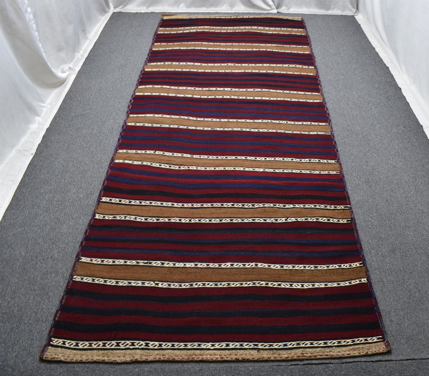 El Dokuma Nadir Yekpare Tek Parça Malatya Yün Kilim 7054