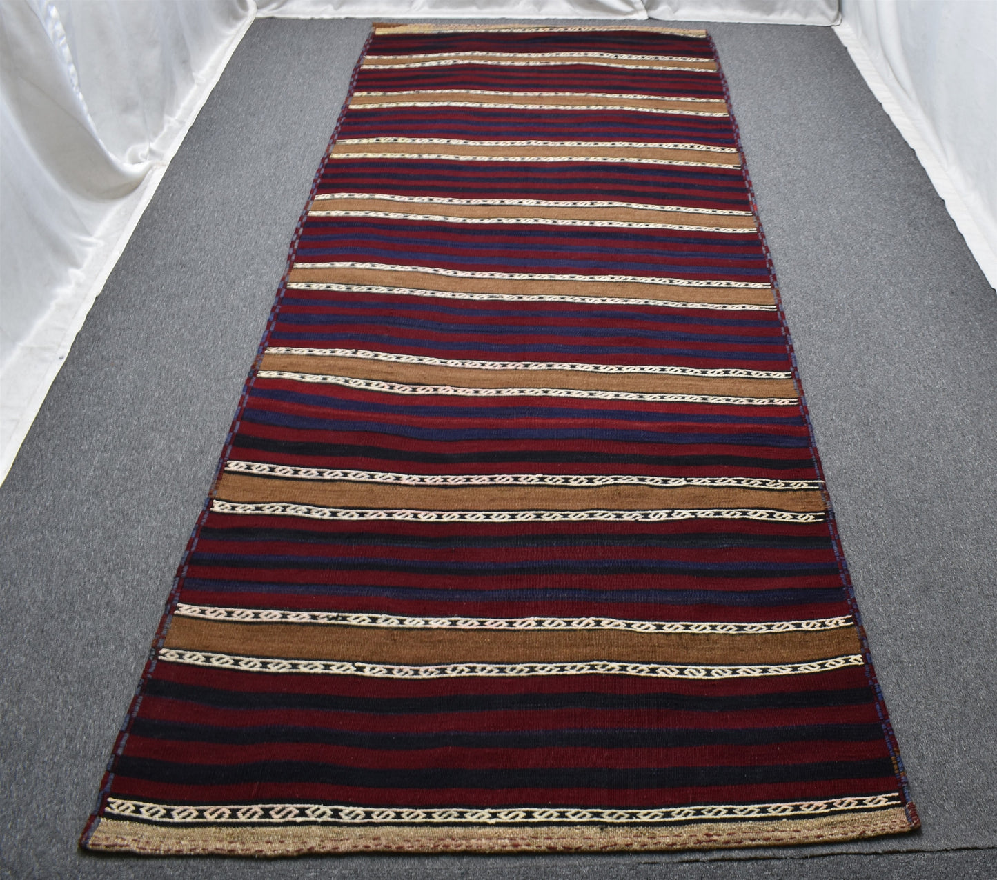 El Dokuma Nadir Yekpare Tek Parça Malatya Yün Kilim 7054