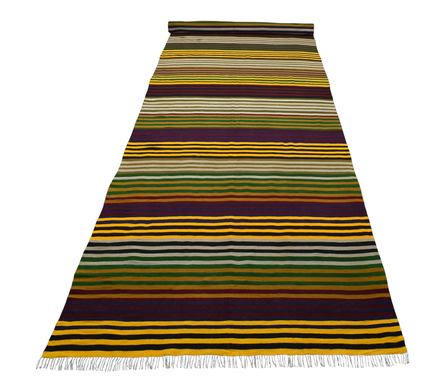 Yeni El Dokuma Nadir Devasa Tek Parça Yahyalı Yün Kilim 7055