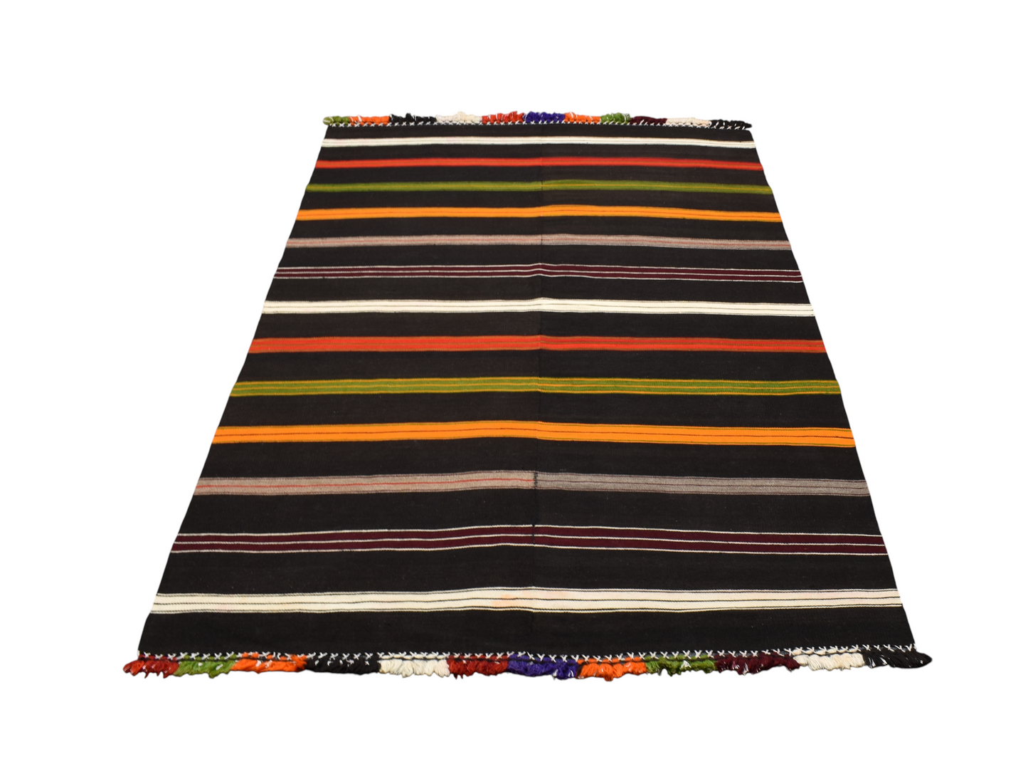 El Dokuma Seçkin Otantik Şarköy Perde Yün Kilim 7066