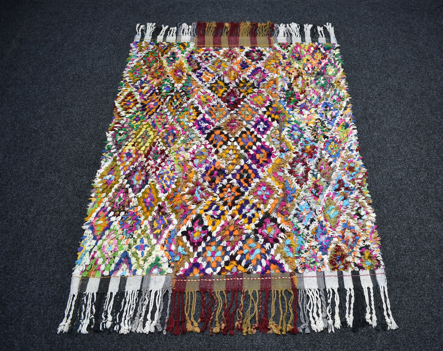 El Dokuma Otantik Reyhanlı Adana Tülü Yün Kilim 7083