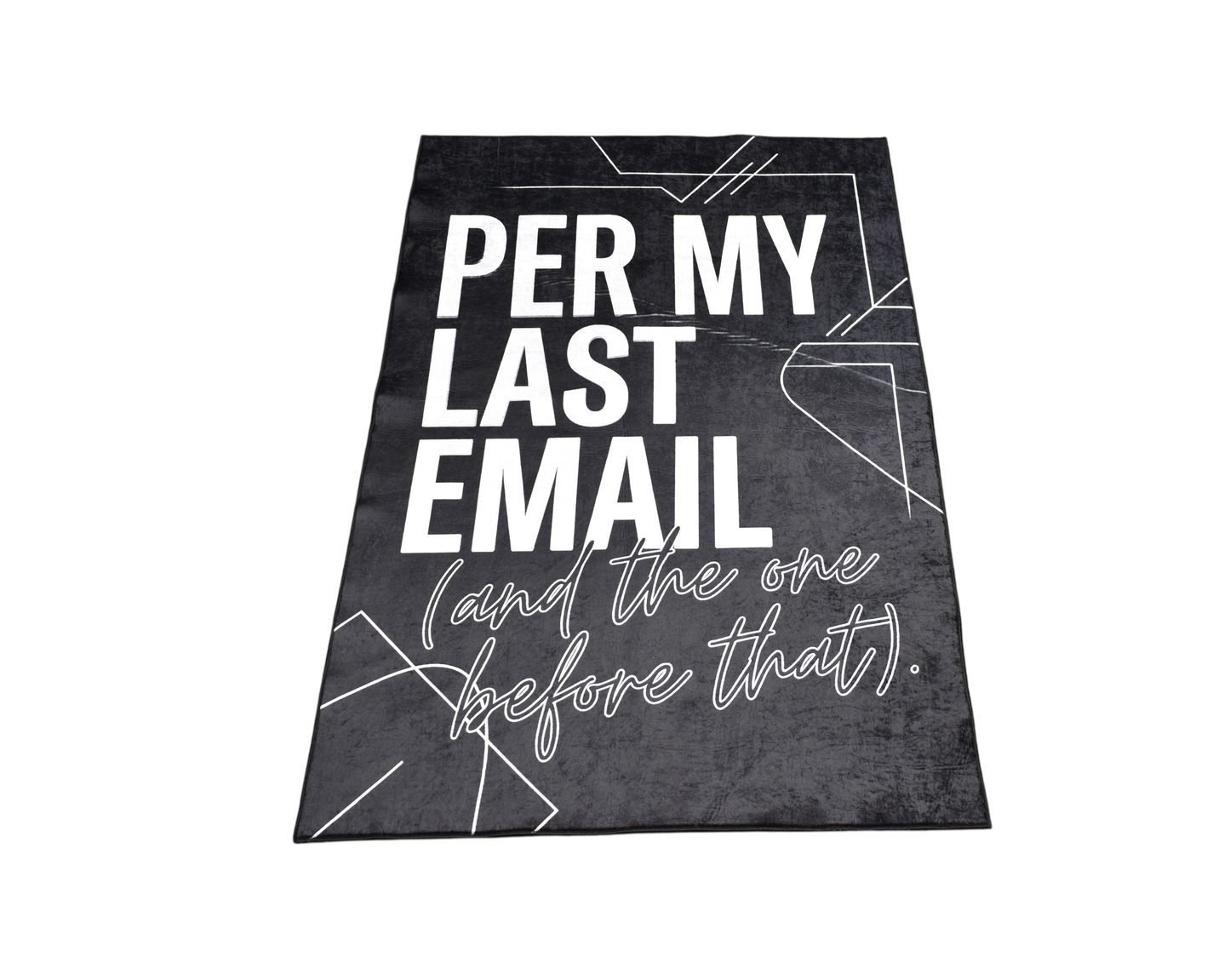 Yeni Lüks Dekoratif Per My Last Email Tasarım Digital Baskı Makine Halısı 7119