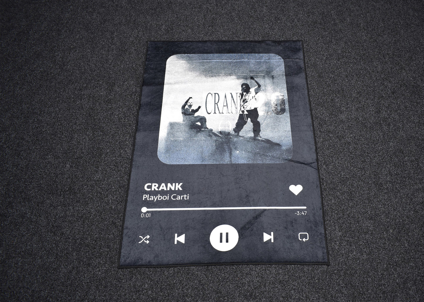 Yeni Lüks Dekoratif Crank Playboi Carti Tasarım Digital Baskı Makine Halısı 7122