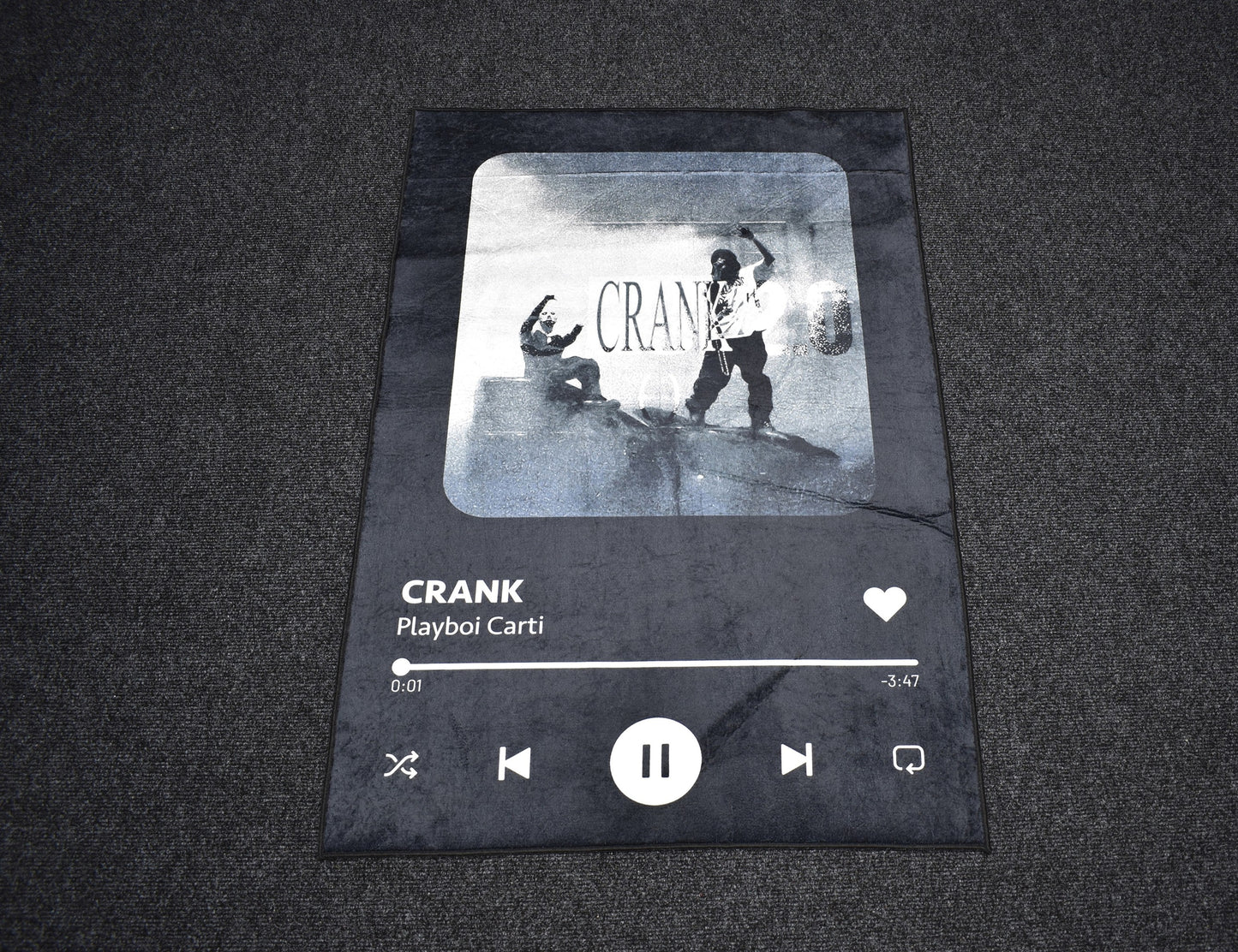 Yeni Lüks Dekoratif Crank Playboi Carti Tasarım Digital Baskı Makine Halısı 7122